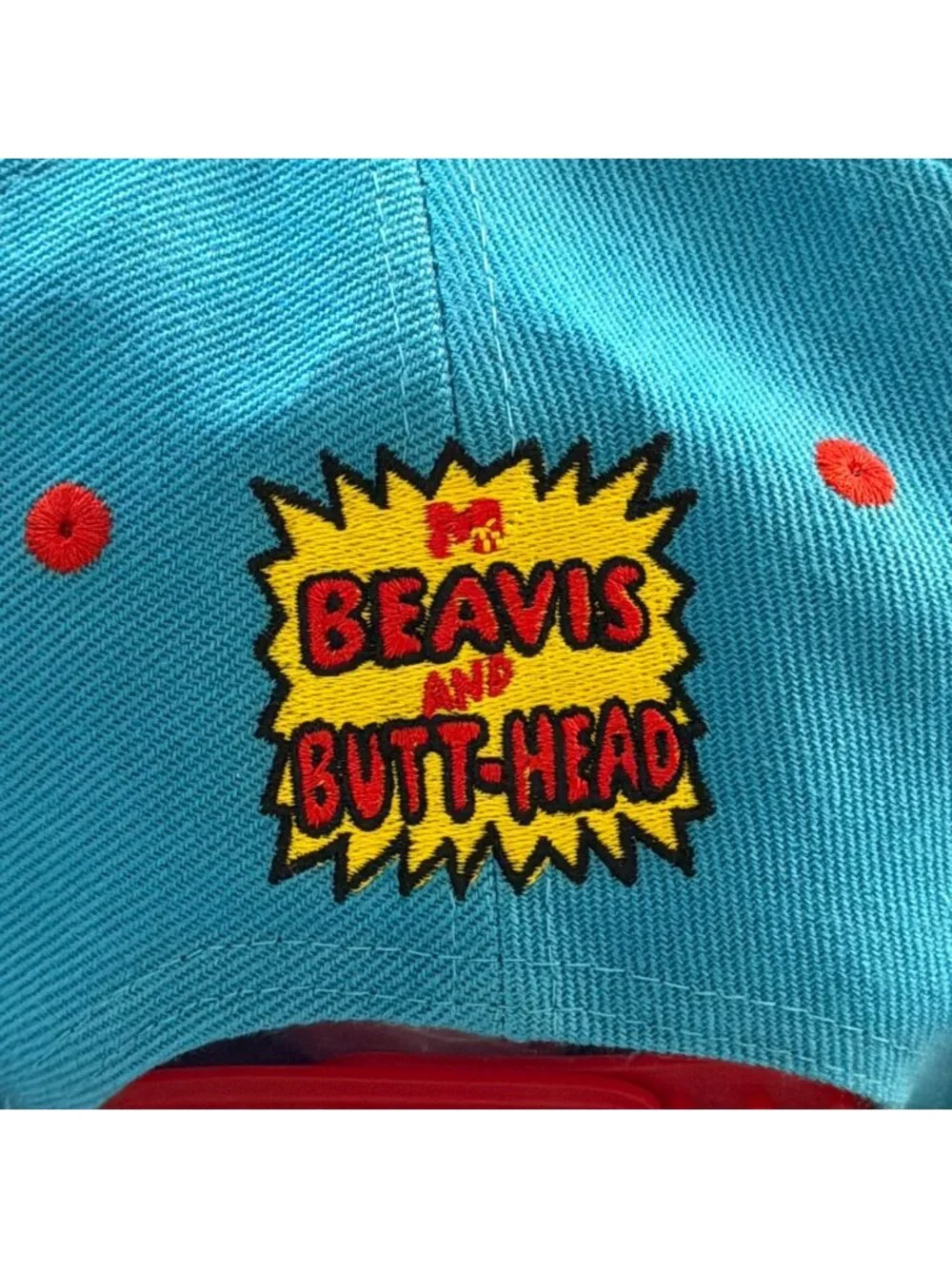 Nostalgia Co Beavis and Butt-Head Snapback Hat Men's One Size Blue MTV